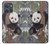 S3793 Cute Baby Panda Snow Painting Hülle Schutzhülle Taschen für Motorola Moto G Power (2025)