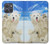S3794 Arctic Polar Bear and Seal Paint Hülle Schutzhülle Taschen für Motorola Moto G Power (2025)