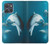 S3878 Dolphin Hülle Schutzhülle Taschen für Motorola Moto G Power (2025,2026)