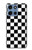 S1611 Black and White Check Chess Board Hülle Schutzhülle Taschen für Motorola Moto G 5G (2025)