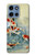 S1654 Koi Carp Fish Art Painting Hülle Schutzhülle Taschen für Motorola Moto G 5G (2025)