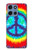 S1870 Tie Dye Peace Hülle Schutzhülle Taschen für Motorola Moto G 5G (2025)