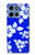 S2244 Hawaiian Hibiscus Blue Pattern Hülle Schutzhülle Taschen für Motorola Moto G 5G (2025)