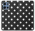 S2299 Black Polka Dots Hülle Schutzhülle Taschen für Motorola Moto G 5G (2025)