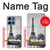 S2350 Old Paris Eiffel Tower Hülle Schutzhülle Taschen für Motorola Moto G 5G (2025)