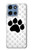 S2355 Paw Foot Print Hülle Schutzhülle Taschen für Motorola Moto G 5G (2025)