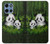 S2441 Panda Family Bamboo Forest Hülle Schutzhülle Taschen für Motorola Moto G 5G (2025)