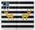 S2794 Black and White Striped Deer Gold Sparkles Hülle Schutzhülle Taschen für Motorola Moto G 5G (2025)