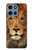 S2870 Lion King of Beasts Hülle Schutzhülle Taschen für Motorola Moto G 5G (2025)