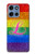 S2900 Rainbow LGBT Lesbian Pride Flag Hülle Schutzhülle Taschen für Motorola Moto G 5G (2025)
