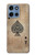S2928 Vintage Spades Ace Card Hülle Schutzhülle Taschen für Motorola Moto G 5G (2025)