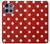 S2951 Red Polka Dots Hülle Schutzhülle Taschen für Motorola Moto G 5G (2025)