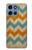 S3033 Vintage Wood Chevron Graphic Printed Hülle Schutzhülle Taschen für Motorola Moto G 5G (2025)