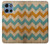 S3033 Vintage Wood Chevron Graphic Printed Hülle Schutzhülle Taschen für Motorola Moto G 5G (2025)