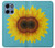 S3039 Vintage Sunflower Blue Hülle Schutzhülle Taschen für Motorola Moto G 5G (2025)