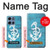 S3053 Marine Anchor Blue Hülle Schutzhülle Taschen für Motorola Moto G 5G (2025)