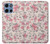 S3095 Vintage Rose Pattern Hülle Schutzhülle Taschen für Motorola Moto G 5G (2025)