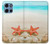 S3212 Sea Shells Starfish Beach Hülle Schutzhülle Taschen für Motorola Moto G 5G (2025)