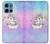 S3256 Cute Unicorn Cartoon Hülle Schutzhülle Taschen für Motorola Moto G 5G (2025)