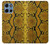 S3365 Yellow Python Skin Graphic Print Hülle Schutzhülle Taschen für Motorola Moto G 5G (2025)