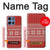 S3384 Winter Seamless Knitting Pattern Hülle Schutzhülle Taschen für Motorola Moto G 5G (2025)