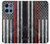 S3687 Firefighter Thin Red Line American Flag Hülle Schutzhülle Taschen für Motorola Moto G 5G (2025)