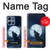 S3693 Grim White Wolf Full Moon Hülle Schutzhülle Taschen für Motorola Moto G 5G (2025)