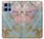 S3717 Rose Gold Blue Pastel Marble Graphic Printed Hülle Schutzhülle Taschen für Motorola Moto G 5G (2025)