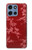 S3817 Red Floral Cherry blossom Pattern Hülle Schutzhülle Taschen für Motorola Moto G 5G (2025)