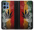 S3890 Reggae Rasta Flag Smoke Hülle Schutzhülle Taschen für Motorola Moto G 5G (2025)