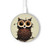 S0360 Coffee Owl Kabelloses Ladegerät Pad 15W Typ-C iPhone Android LED Licht Ladestation