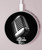 S1672 Retro Microphone Jazz Music Kabelloses Ladegerät Pad 15W Typ-C iPhone Android LED Licht Ladestation