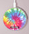 S1697 Tie Dye Colorful Graphic Printed Kabelloses Ladegerät Pad 15W Typ-C iPhone Android LED Licht Ladestation