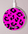 S1850 Pink Leopard Pattern Kabelloses Ladegerät Pad 15W Typ-C iPhone Android LED Licht Ladestation