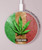S2109 Smoke Reggae Rasta Flag Kabelloses Ladegerät Pad 15W Typ-C iPhone Android LED Licht Ladestation