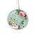 S2178 Flower Floral Art Painting Kabelloses Ladegerät Pad 15W Typ-C iPhone Android LED Licht Ladestation