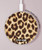 S2204 Leopard Pattern Graphic Printed Kabelloses Ladegerät Pad 15W Typ-C iPhone Android LED Licht Ladestation