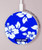 S2244 Hawaiian Hibiscus Blue Pattern Kabelloses Ladegerät Pad 15W Typ-C iPhone Android LED Licht Ladestation