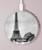 S2350 Old Paris Eiffel Tower Kabelloses Ladegerät Pad 15W Typ-C iPhone Android LED Licht Ladestation