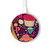 S2353 Paris Cartoon Vintage Pattern Kabelloses Ladegerät Pad 15W Typ-C iPhone Android LED Licht Ladestation