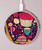 S2353 Paris Cartoon Vintage Pattern Kabelloses Ladegerät Pad 15W Typ-C iPhone Android LED Licht Ladestation