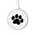 S2355 Paw Foot Print Kabelloses Ladegerät Pad 15W Typ-C iPhone Android LED Licht Ladestation