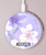 S2361 Purple White Flowers Kabelloses Ladegerät Pad 15W Typ-C iPhone Android LED Licht Ladestation
