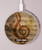 S2368 Sheet Music Notes Kabelloses Ladegerät Pad 15W Typ-C iPhone Android LED Licht Ladestation