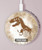 S2372 T-Rex Jurassic Fossil Kabelloses Ladegerät Pad 15W Typ-C iPhone Android LED Licht Ladestation