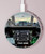 S2435 Fighter Jet Aircraft Cockpit Kabelloses Ladegerät Pad 15W Typ-C iPhone Android LED Licht Ladestation