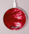 S2480 Tie Dye Red Kabelloses Ladegerät Pad 15W Typ-C iPhone Android LED Licht Ladestation