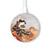 S2496 Japan Art Utagawa Kuniyoshi Tamatori Kabelloses Ladegerät Pad 15W Typ-C iPhone Android LED Licht Ladestation
