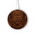 S2529 Leo Zodiac Tattoo Brown Graphic Print Kabelloses Ladegerät Pad 15W Typ-C iPhone Android LED Licht Ladestation