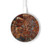 S2714 Rust Steel Texture Graphic Printed Kabelloses Ladegerät Pad 15W Typ-C iPhone Android LED Licht Ladestation